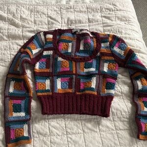 Sea New York Multicolor Patchwork Sweater
